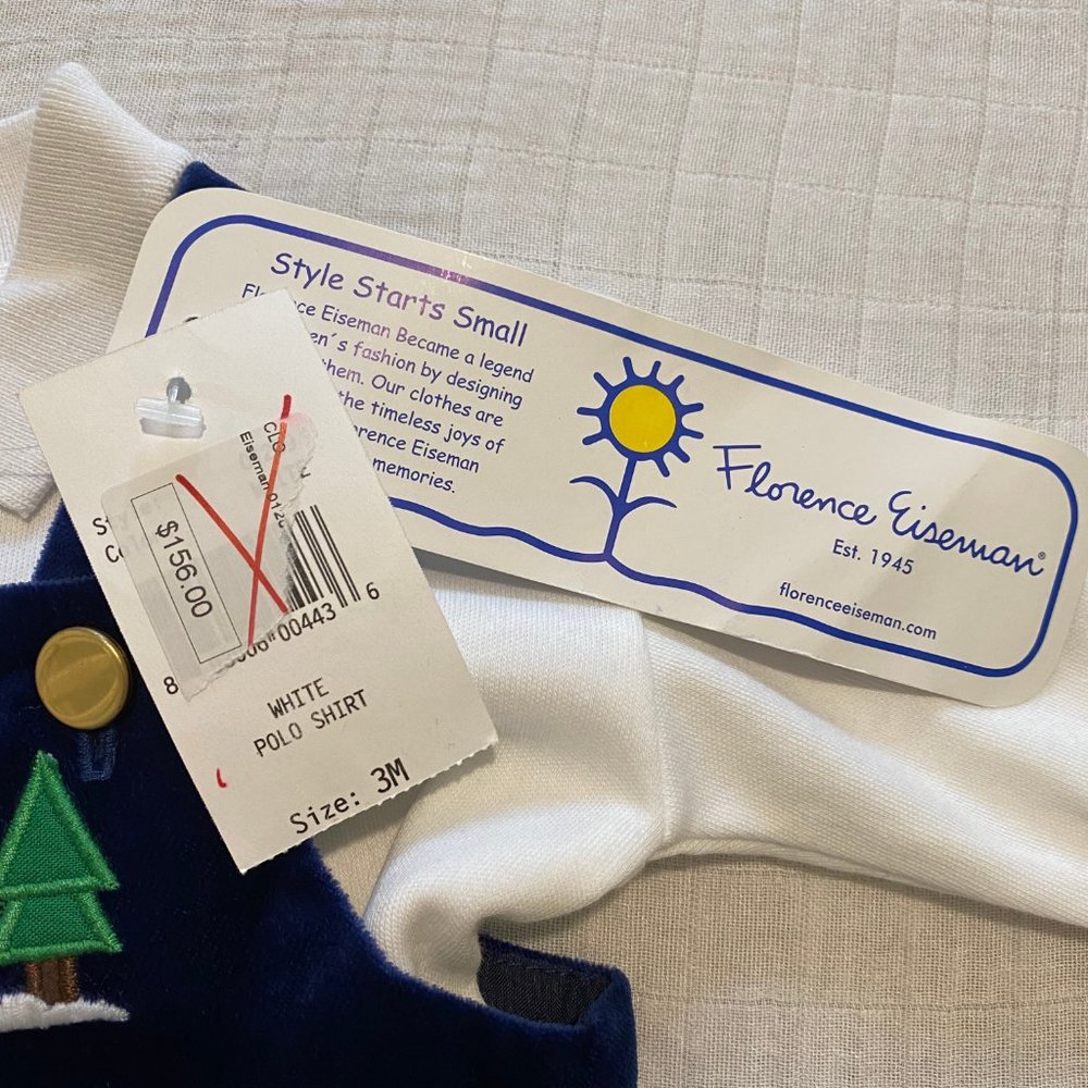 SOLD NWT $156 Florence Eiseman Velvet Longall 3M - Picture 3 of 8
